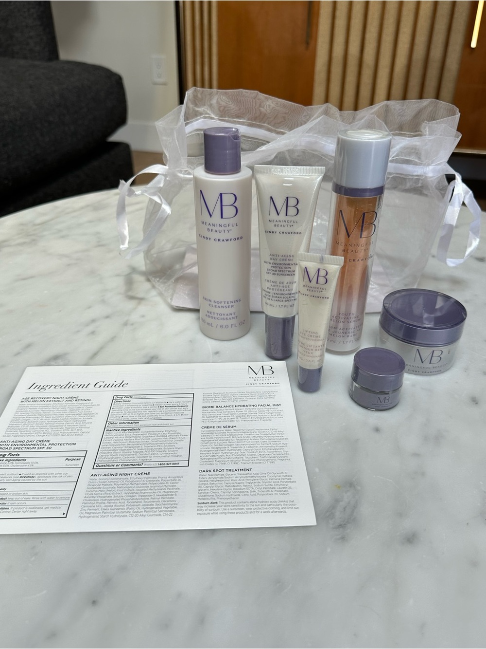 NEW Cindy Crawford Meaningful Beauty Skincare Primer 6-Piece Set